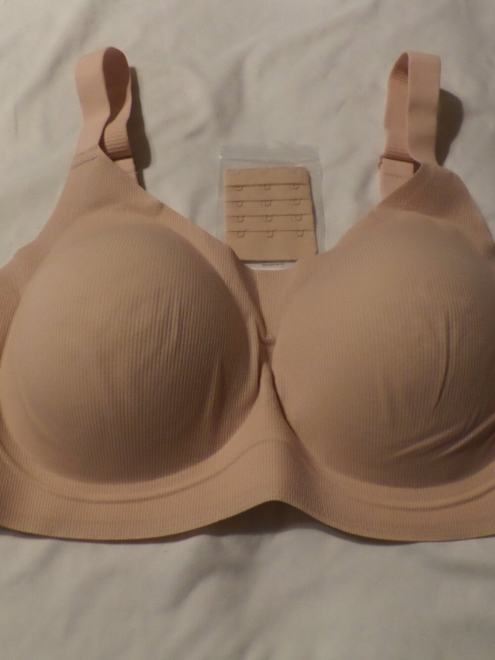 COMFELIE Wireless Seamless Textured Ribbed Bra – Size XL NWOT